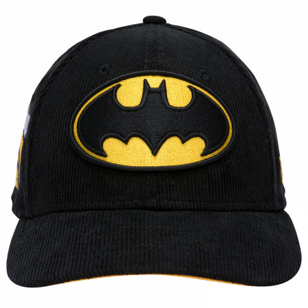 Batman 85th Anniversary Corduroy Low Profile New Era 59Fifty Fitted Hat